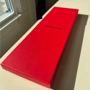 Ferragamo Red Tie Gift Box